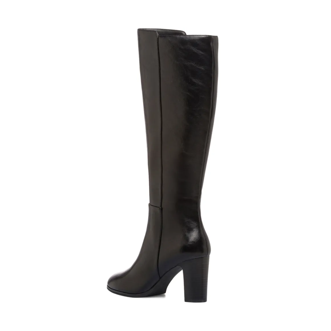 Stivali comodi e flessibili neri da Donna con tacco 7 cm P Smart