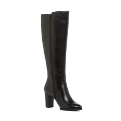 Stivali comodi e flessibili neri da Donna con tacco 7 cm P Smart
