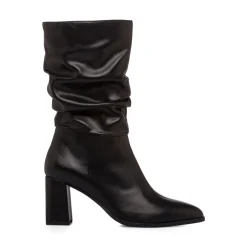 Stivali comodi e flessibili neri da Donna con tacco 7 cm P Smart
