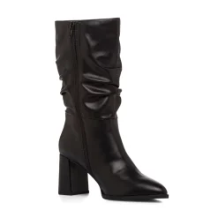 Stivali comodi e flessibili neri da Donna con tacco 7 cm P Smart