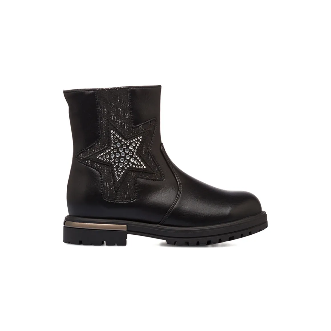 Stivali da bambina neri con glitter Le scarpe di Alice
