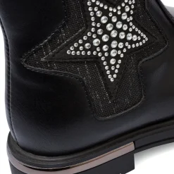 Stivali da bambina neri con glitter Le scarpe di Alice