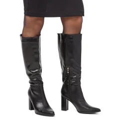 Stivali da donna neri con tacco 9 cm Lora Ferres