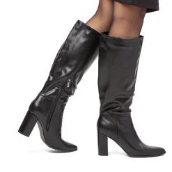 Stivali da donna neri con tacco 9 cm Lora Ferres