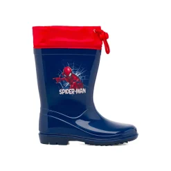 Stivali di gomma da pioggia blu e rosso Spiderman