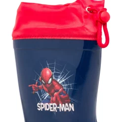 Stivali di gomma da pioggia blu e rosso Spiderman
