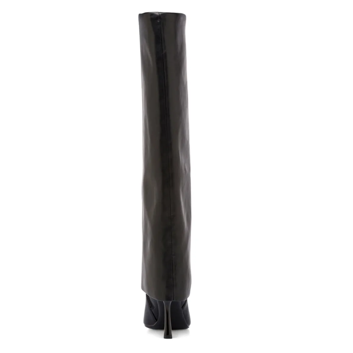 Stivali neri da Donna con tacco stiletto 9 cm e risvolto Lora Ferres