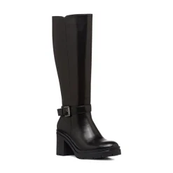 Stivali neri da Donna con fibbia e tacco 7,5 cm Swish Jeans