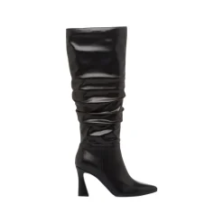 Stivali slouchy neri da Donna con tacco a colonna 7,5 cm Lora Ferres