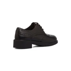 Stringate chunky da donna nere con allacciatura derby Primopiano