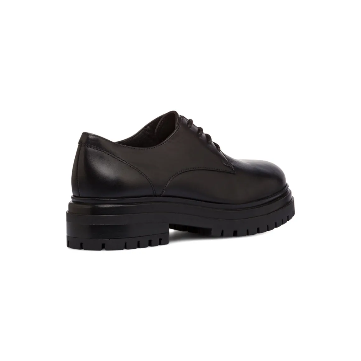 Stringate chunky da donna nere con allacciatura derby Primopiano