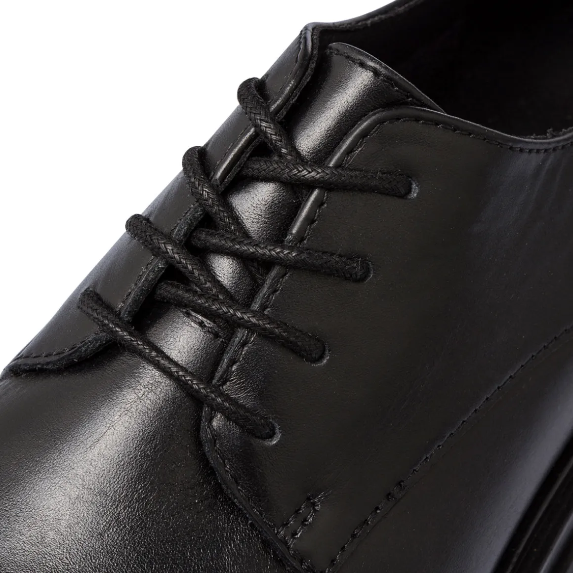 Stringate chunky da donna nere con allacciatura derby Primopiano