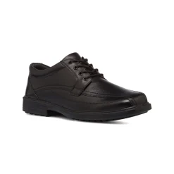 Stringate comfort derby da uomo nere P Soft in pelle con soletta in memory foam