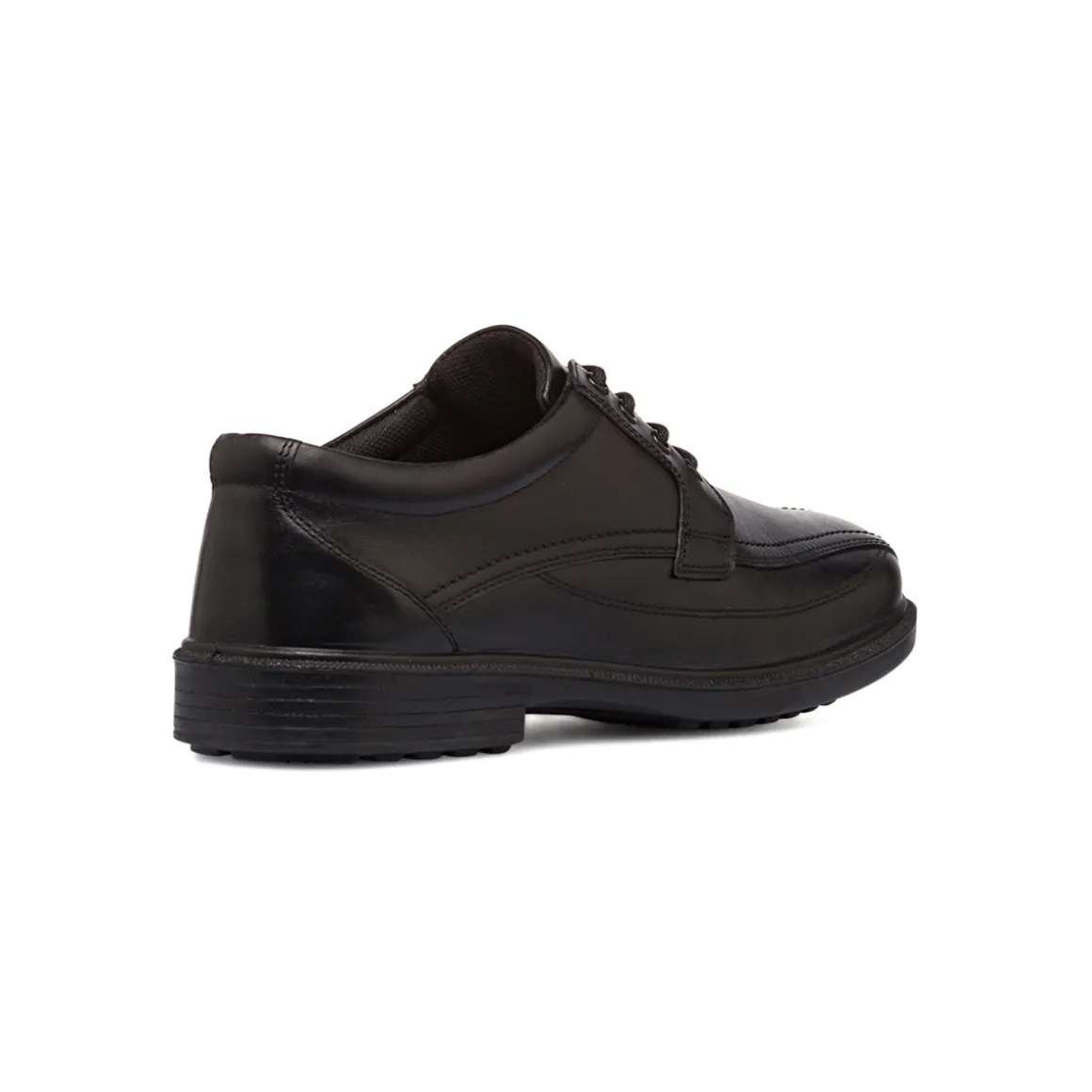 Stringate comfort derby da uomo nere P Soft in pelle con soletta in memory foam