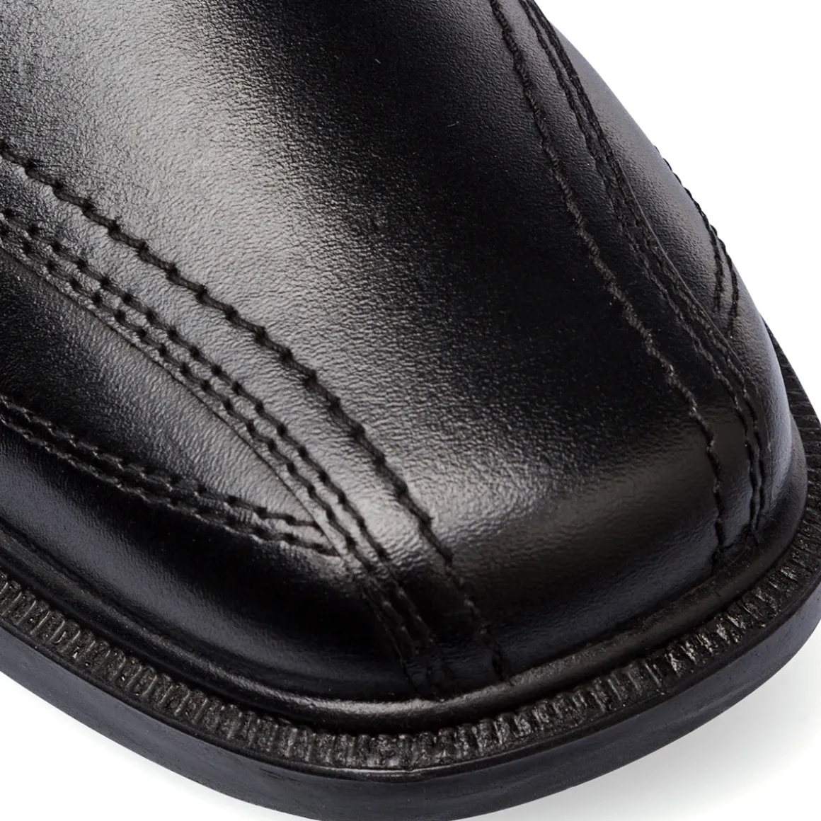 Stringate comfort derby da uomo nere P Soft in pelle con soletta in memory foam