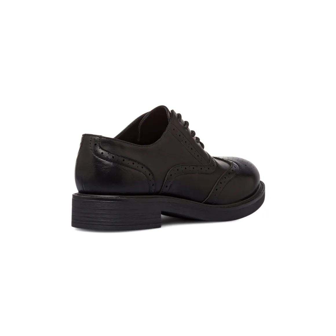 Stringate da donna nere con dettagli brogue con allacciature oxford Lora Ferres