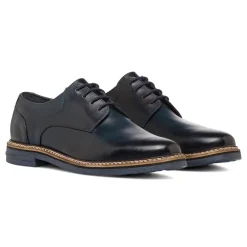 Stringate derby blu da Uomo in pelle La Cuoieria