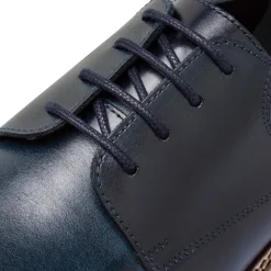 Stringate derby blu da Uomo in pelle La Cuoieria