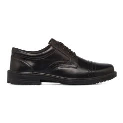 Stringate derby comfort nere da uomo con dettagli brogue P Soft