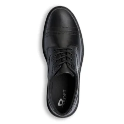 Stringate derby comfort nere da uomo con dettagli brogue P Soft