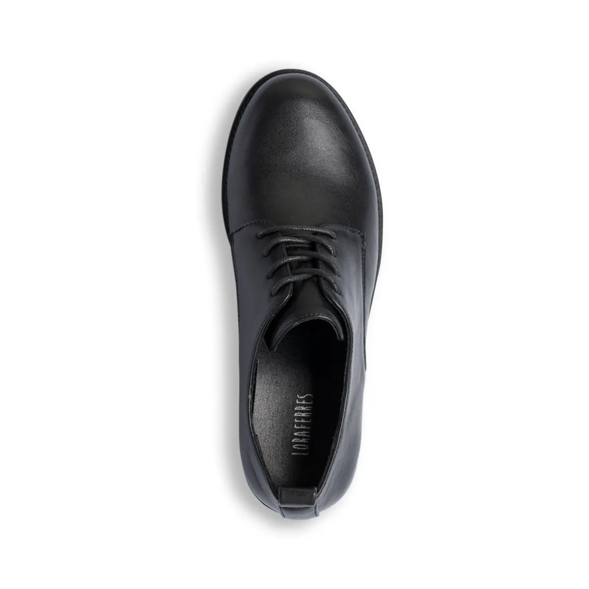 Stringate derby da donna nere con allacciatura derby Lora Ferres