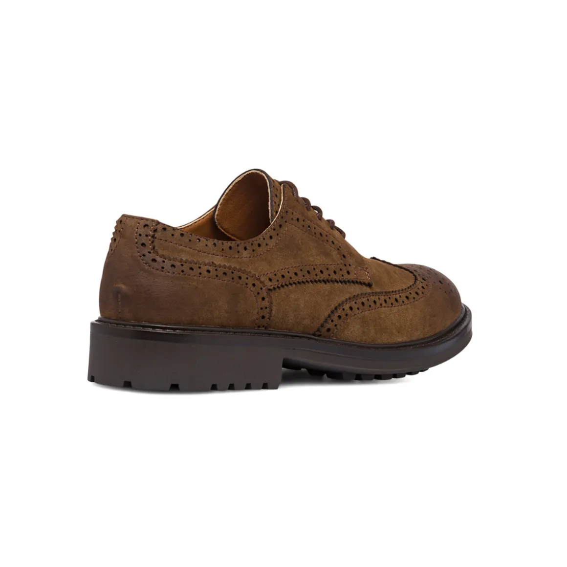 Stringate derby eleganti uomo marroni effetto scamosciato Riflessi Urbani