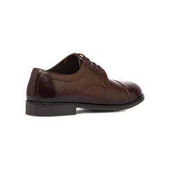 Stringate derby eleganti da uomo marroni in pelle La Cuoieria