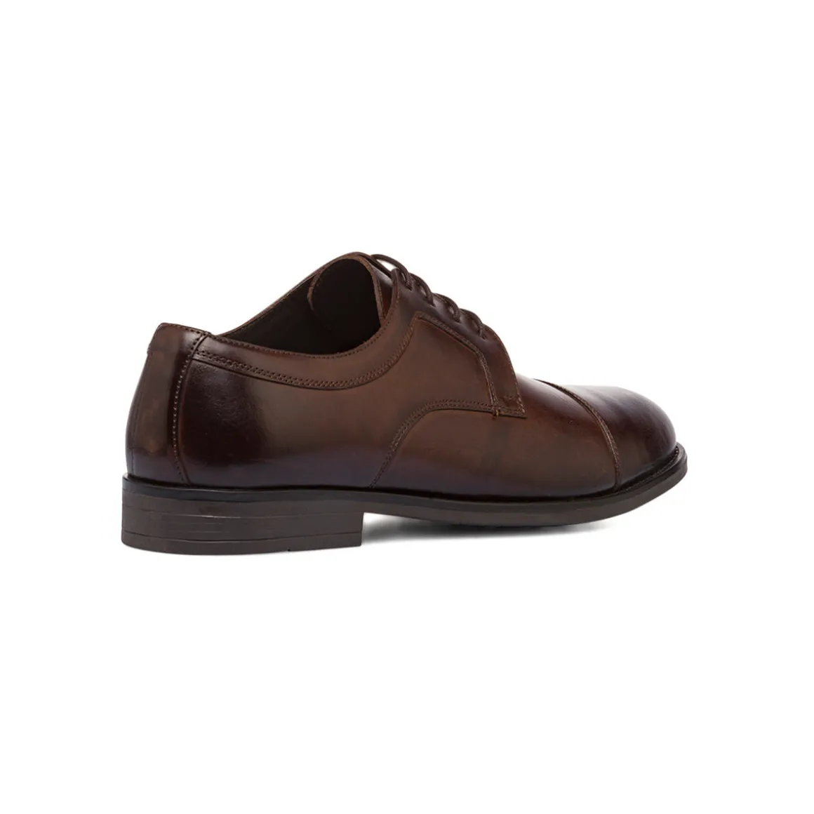 Stringate derby eleganti da uomo marroni in pelle La Cuoieria