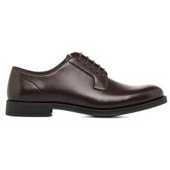 Stringate Derby marroni da Uomo Riflessi Urbani