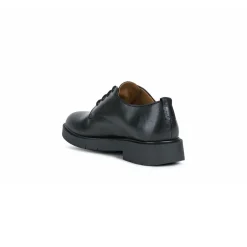 Stringate derby nere da Donna Geox Spherica con suola traspirante