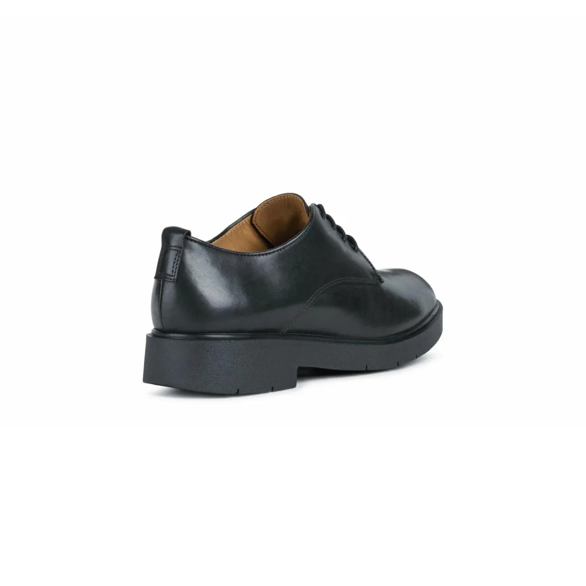 Stringate derby nere da Donna Geox Spherica con suola traspirante