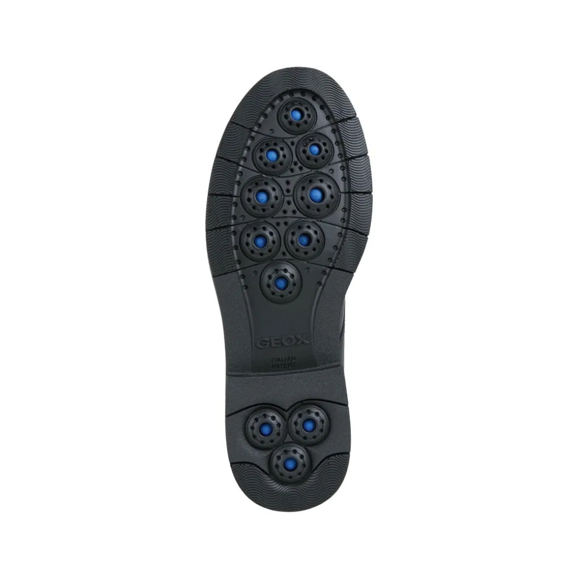 Stringate derby nere da Donna Geox Spherica con suola traspirante