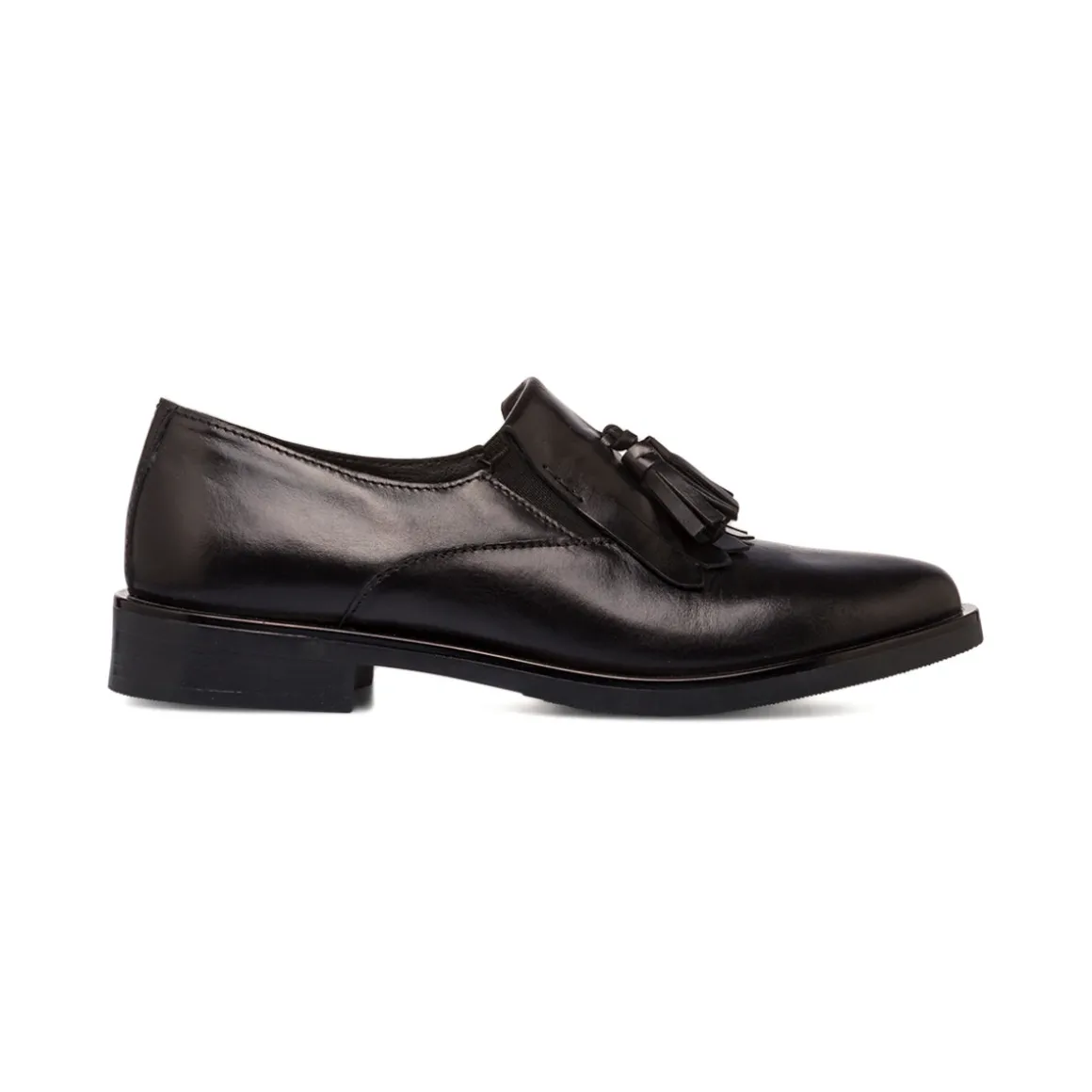 Stringate eleganti da donna neri con nappe P Essentials