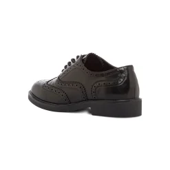 Stringate nere da donna con dettagli brogue e allacciatura oxford Swish Jeans