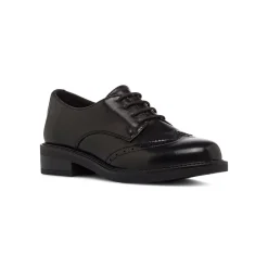 Stringate nere da Donna con dettaglio Brogue Lora Ferres