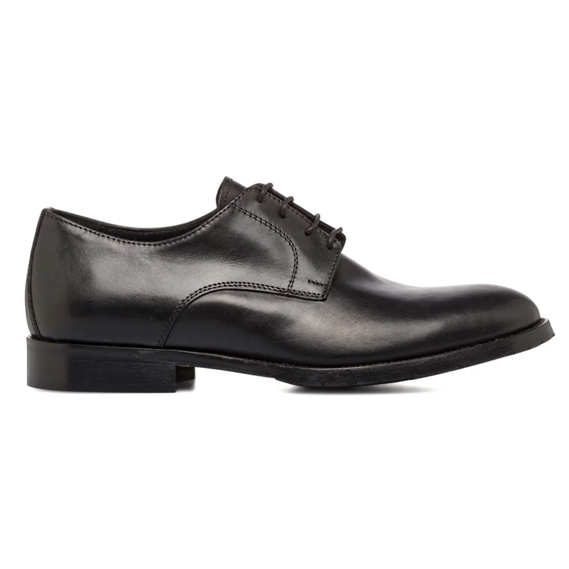 Stringate nere da Uomo in pelle con allacciatura derby Primopiano