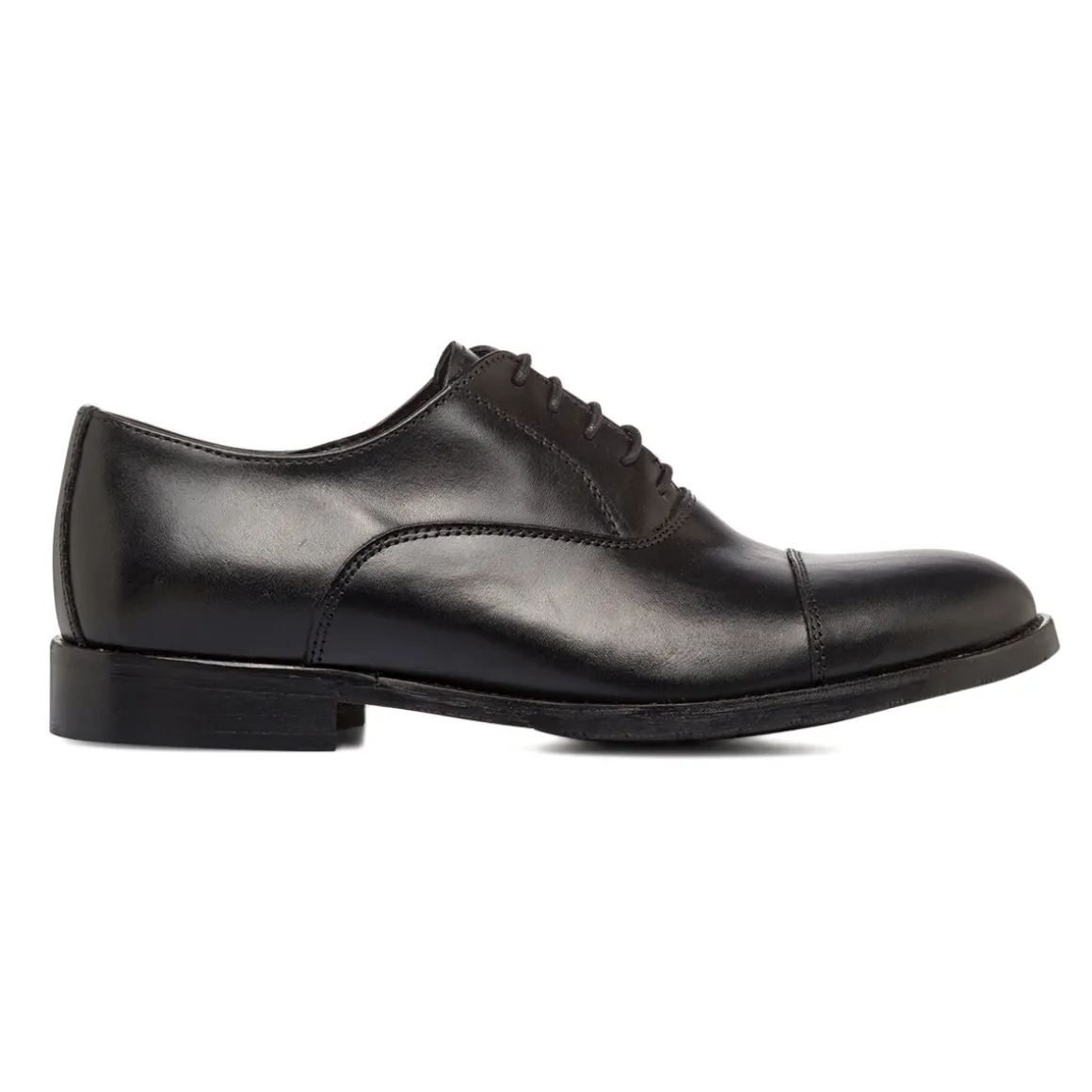 Stringate nere da Uomo in pelle con allaccatura oxford Primopiano