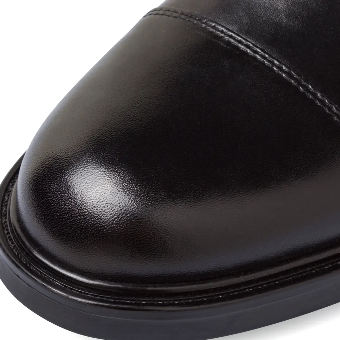 Stringate nere da Uomo in pelle con allaccatura oxford Primopiano