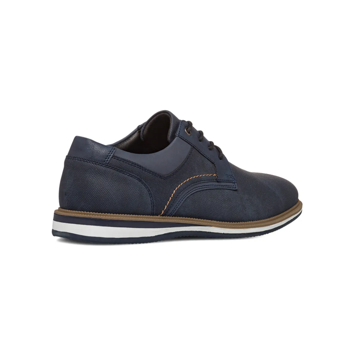Stringate oxford casual blu da uomo Riflessi Urbani