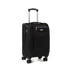 Trolley bagaglio a mano in tessuto nero Govago