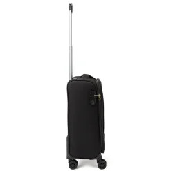 Trolley bagaglio a mano in tessuto nero Govago