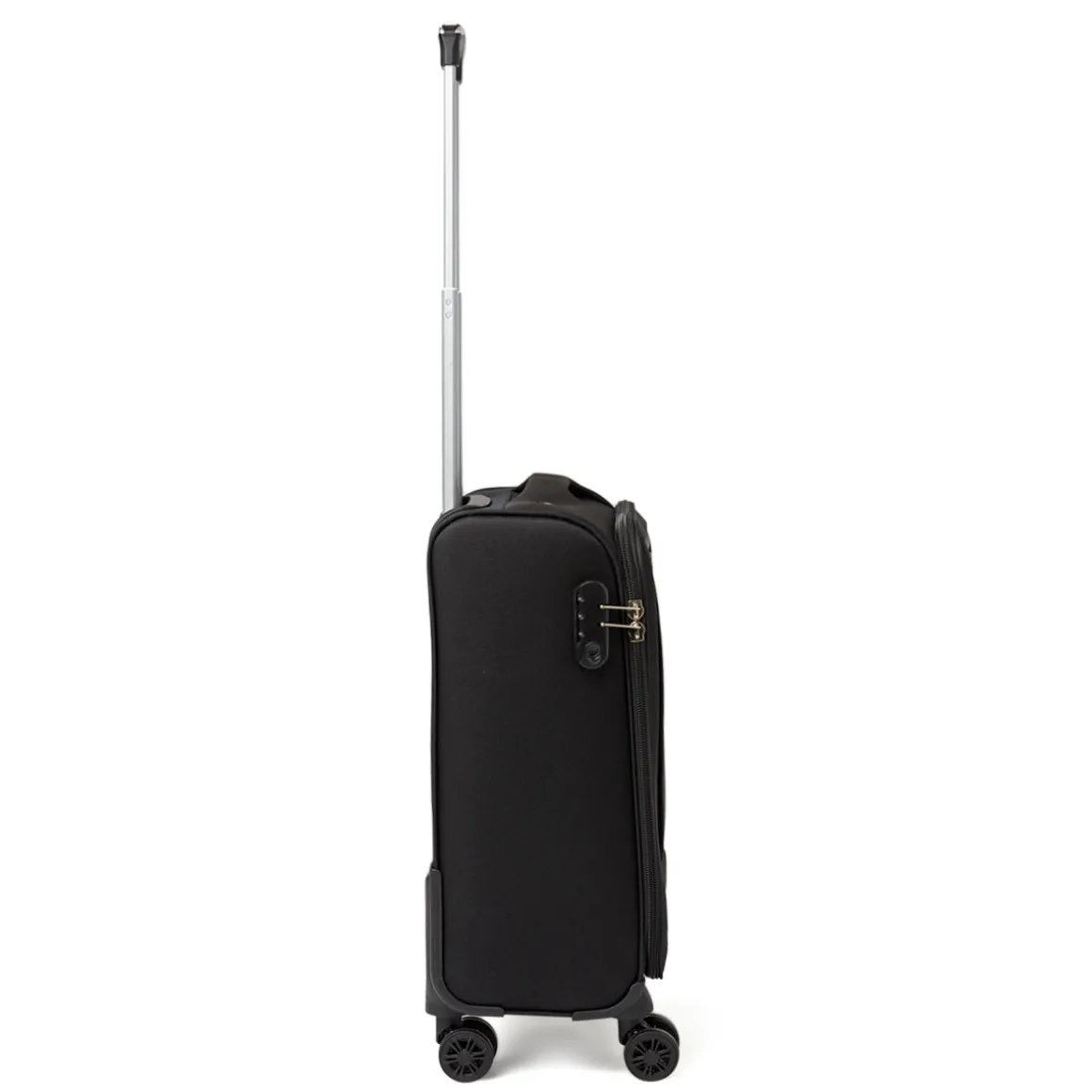 Trolley bagaglio a mano in tessuto nero Govago