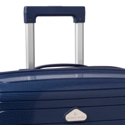 Trolley Bagaglio a mano in abs blu Romeo Gigli