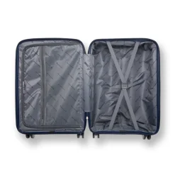 Trolley Bagaglio a mano in abs blu Romeo Gigli
