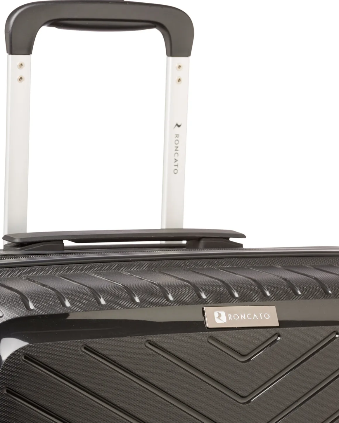 Trolley grande nero rigido in ABS Ciak Roncato Hexa