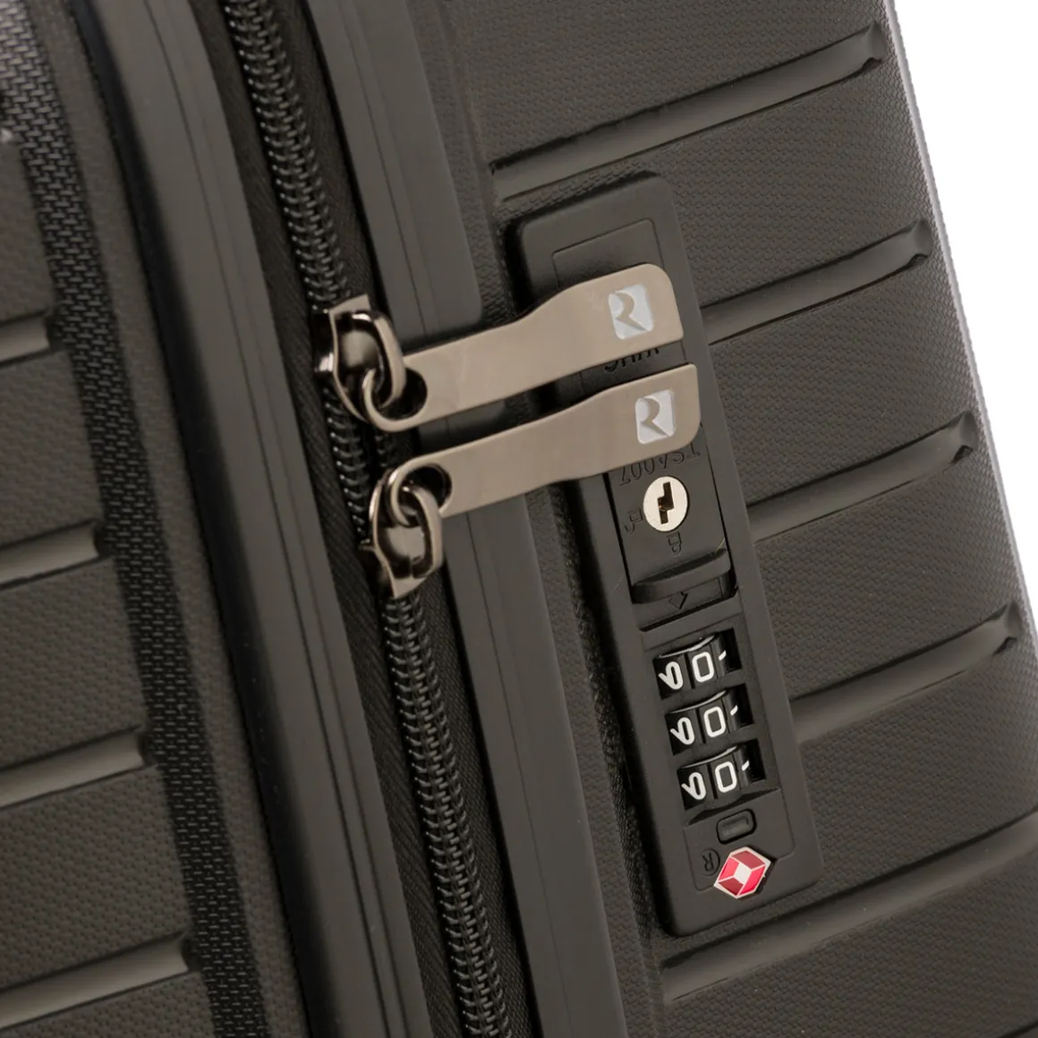 Trolley grande nero rigido in ABS Ciak Roncato Hexa