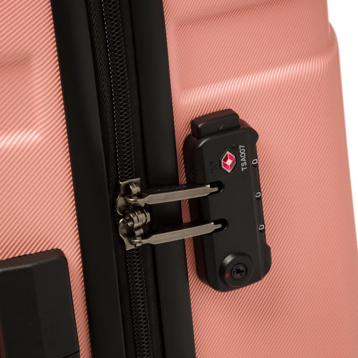 Trolley grande rosa in ABS Delsey Paris