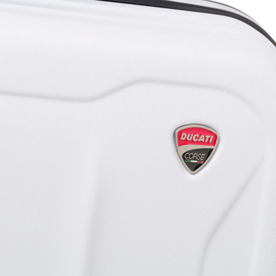 Trolley medio bianco in ABS Ducati Corse x Ciak Roncato Flight