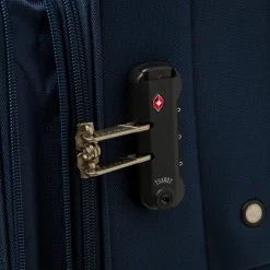 Trolley medio blu navy in tessuto Ciak Roncato