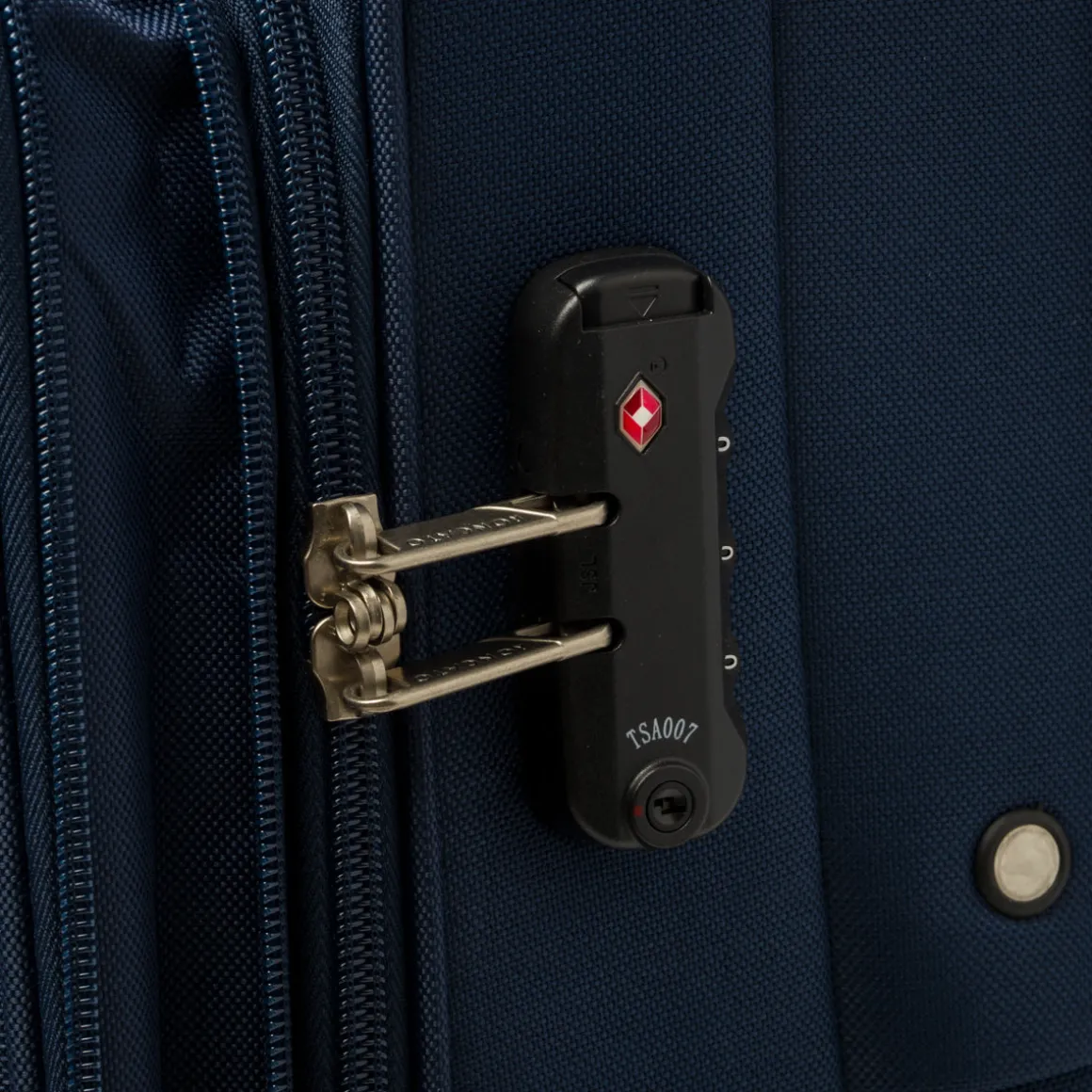 Trolley medio blu navy in tessuto Ciak Roncato
